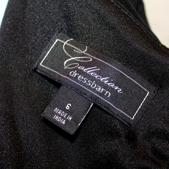 EUC! Beautiful Dress Barn, swirled bodice with jeweled embellishment, sz 6 - Picture 6 of 8